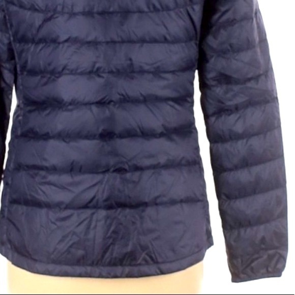 Max Therma size M dark blue Down blend insulated lightweight zip up puffy coat - Picture 14 of 15